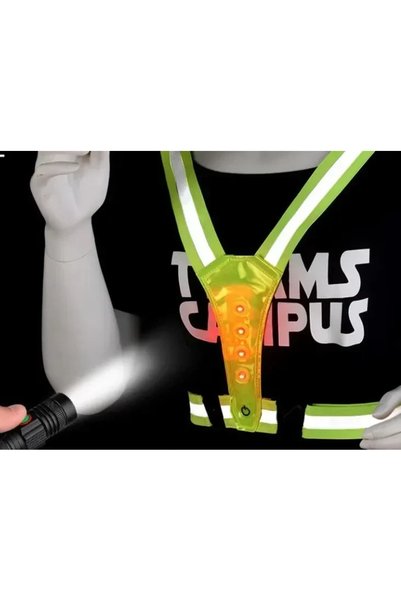 OEM Γιλέκο ασφαλείας ποδηλασίας σε κίτρινο χρώμα