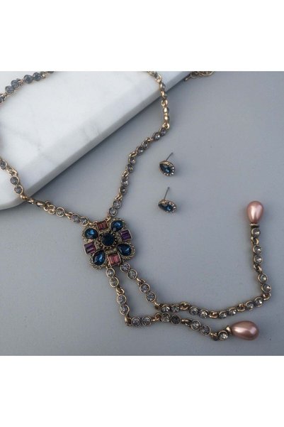 MOONGLOW ACCESSORIES Colier și cercei Amelie