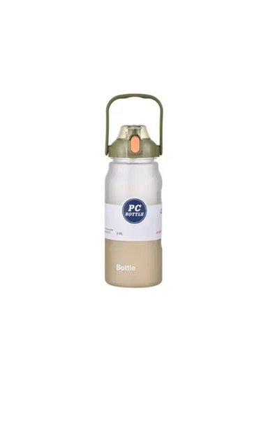 OEM Παγούρι νερού με καπάκι και χερούλι 2000ml 23260 σε πράσινο χρώμα