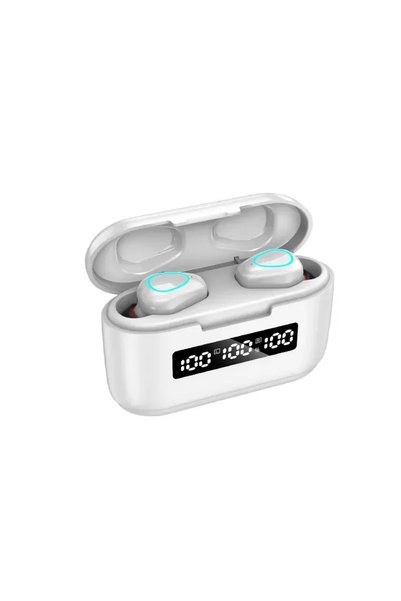 OEM G40 In-ear Bluetooth Handsfree ακουστικά με θήκη φόρτισης σε λευκά χρώμα