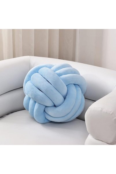 Sioloc Soft Knot Ball Pillows,Round Throw Pillow Cushion Home Decoration Plus...
