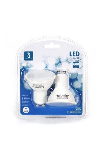 OEM Λάμπες LED 2 τεμάχια GU10 8W 6500K Aigostar