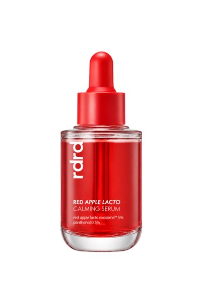 Serum مجموعة العناية بالبشرة الكورية المهدئة بالحليب والتفاح الأحمر من RDRD - مع تونر