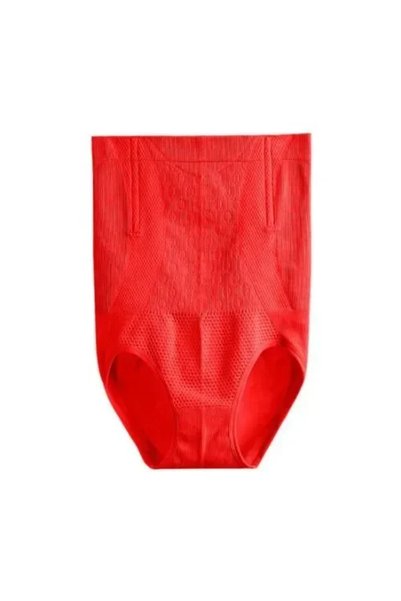 OEM Γυναικείο εσώρουχο ψηλόμεσο ελαστικό Body Shaping - κόκκινο Large