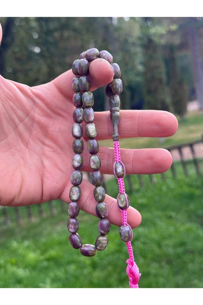 TESBİHSARAYI Old Galanith Prayer Beads - Old French Craftsmanship - Amber Prayer Beads - Amber - Prayer Beads - with Wooden Box