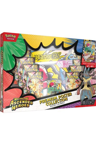 Pokémon TCG: Mega Evolution—Ascended Heroes - Premium Poster Collection—Mega ...