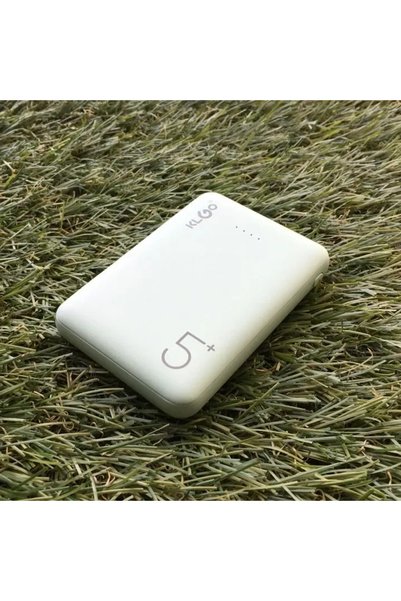 OEM KLGO KP-55 Power Bank 5000mAh με 2 θύρες USB-A σε λευκό χρώμα