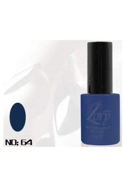OEM Ημιμόνιμο βερνίκι νυχιών no. 64 Smalto Gel Soak Off UV&LED 10ml Lory Mila...