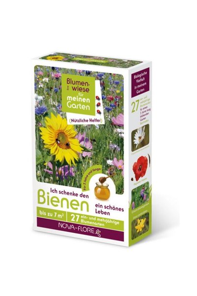 Nova-Flore Pajiște Florală pentru Albine – Amestec Semințe cu 27 Specii de Fl...