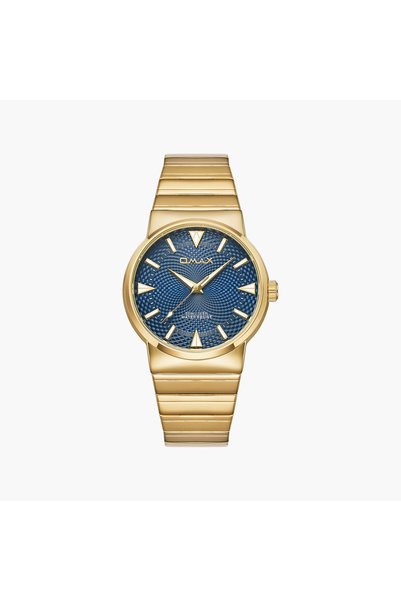 Omax Men's Blue Round 42 MM Analog Watch | 00CMM005G022