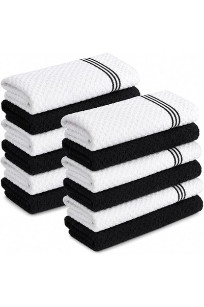 Bliss Casa Kitchen Towel Set Pack of 6 (38 x 64 cm) - Cotton Dish Towels, Dur...