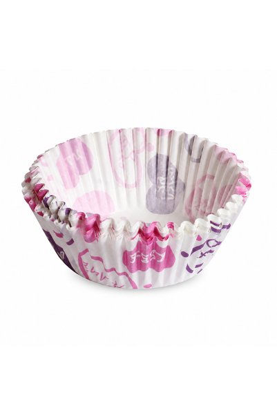 KMT Round muffin tins, made of baking paper, Ø11 cm, set of 50 pieces, PARTY ...