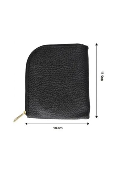 OEM Γυναικείο πορτοφόλι 10×11.5 εκ. 99934 σε μαύρο χρώμα
