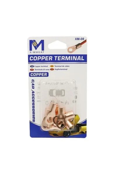 OEM Χάλκινοι Ακροδέκτες Οπής 60Α 10-16mm Σετ 6 Τεμάχια XM-W04466
