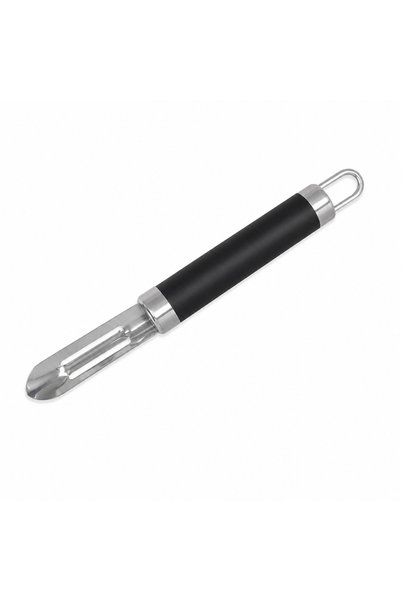 KMT Fruit and vegetable peeler, 2.1 x 19 cm, stainless steel, with soft-touch...
