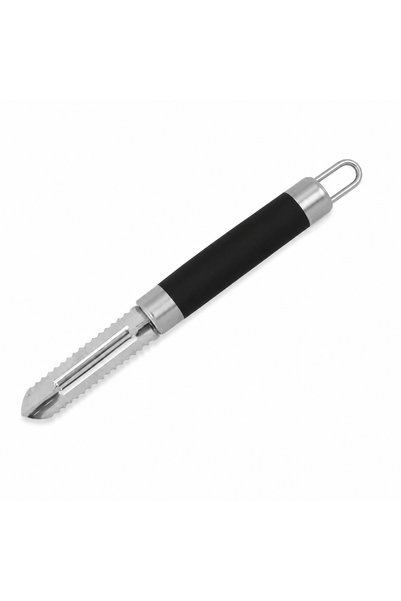 KMT Serrated peeler for fruits and vegetables, 2.1 x 20cm, stainless steel, w...