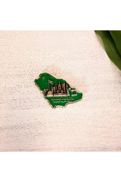 Crafted by Lifestyle Saudi Arabia Map Emed Magnet