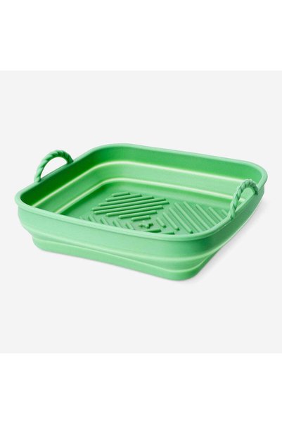 Flying Tiger Copenhagen Yeşil Kare Air Fryer Kabı