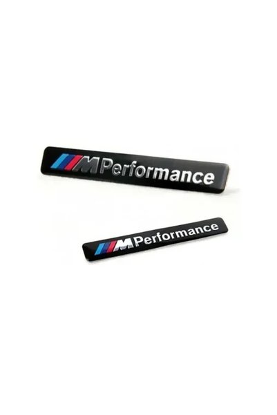 OEM Αυτοκόλλητο ανάγλυφο M performance XW-26 σε μαύρο χρώμα