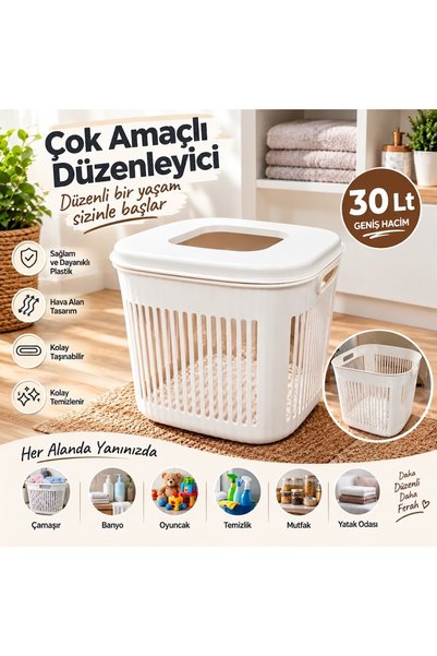 Genel Markalar Çok Amaçlı Sebet 30 Lt