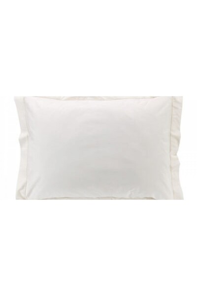 COM LIVING HOUSE Set of 2 pillowcases 50x70 cm ranforce cotton white