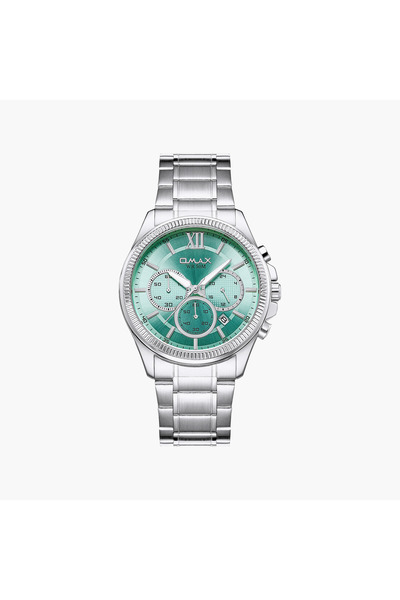Omax Men's Blue Round 42 MM Analog Watch | 00CFM103S004
