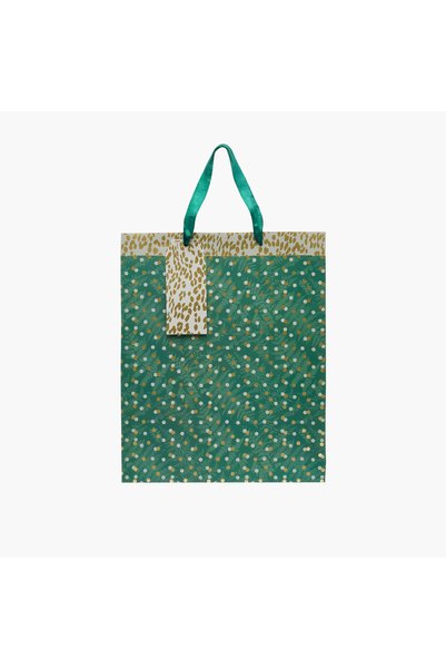 Findz Polka Dot Print Paper Gift Bag - Large