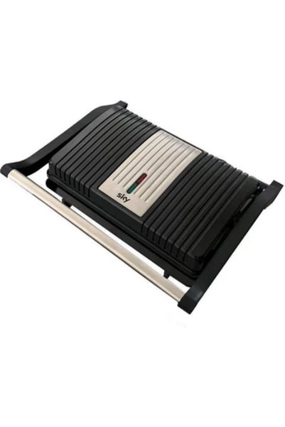 OEM Τοστιέρα για 2 τοστ 1000W μαύρη Sky AL-04