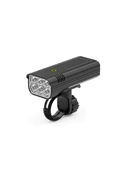 OEM Εμπρόσθιος φωτισμός LED πορείας ποδηλάτου 7500K 5V IPX5 3600Lumens σε μαύ...