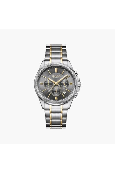 Omax Men's Grey Round 42 MM Analog Watch | 00CFM101T013