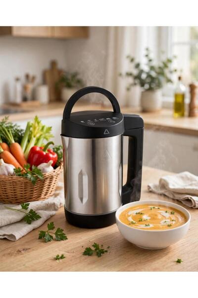Ambiano Aparat de Supa 1.6L 1000W - 6 Programe - Soup Maker Supa Crema
