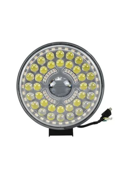 Andowl Στρογγυλός προβολέας αυτοκινήτου LED 12V 44W 18 εκ. με λευκό φωτισμό 1...