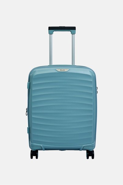 Rock 21 Inch Expandable Hardshell Cabin Spinner Luggage, Dusty Blue