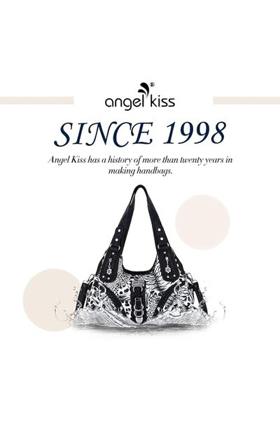 AngelFreya Angelkiss Hobo Purses and handbags for Women Satchel Handbag Women Purses Large Daily Shoulder Bags