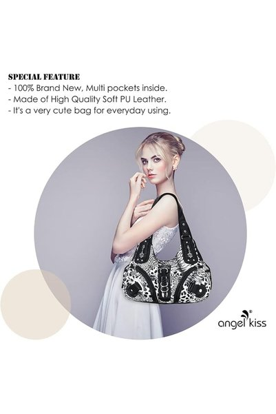 AngelFreya Angelkiss Hobo Purses and handbags for Women Satchel Handbag Women Purses Large Daily Shoulder Bags
