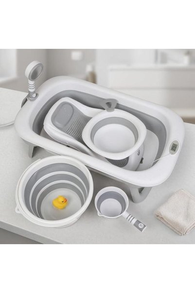 Generic Brand Newborn Baby Bathtub Set Integrated Folding Bath Tub Intelligen...