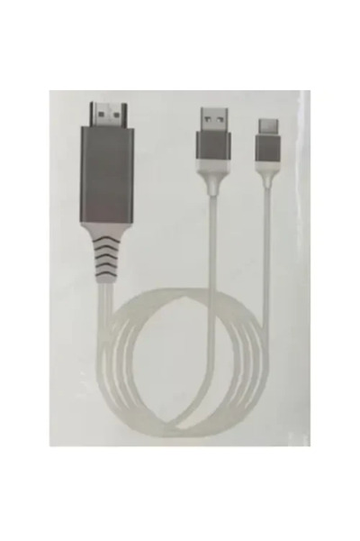 OEM Καλώδιο Type-C Adapter Cable HDTV Adapter Cable 4K σε λευκό χρώμα