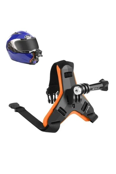 OEM Βάση Στήριξης Action Camera Κράνους Puluz Μπροστινός Ιμάντας/ PU579B Univ...