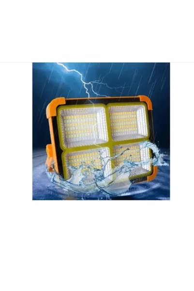 OEM Προβολέας Led 500W με φορητό ηλιακό πάνελ και μπαταρίες