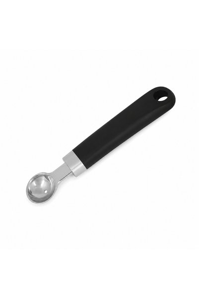 KMT Lingură pentru fructe, D2,5 x 16,5 cm, din inox, cu mâner ergonomic din p...