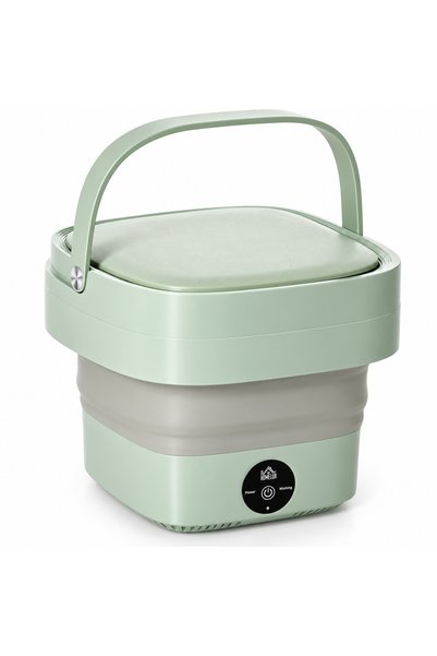 LEIHMANN Mini masina de spalat rufe portabila pliabila cu maner, verde