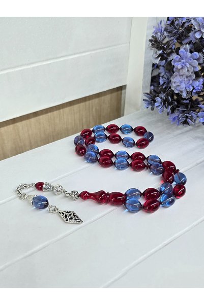 zikir tesbih premıum Ateş Kehribar Tesbih, Taraftar Tesbih Özel Seri, Sıkma K...