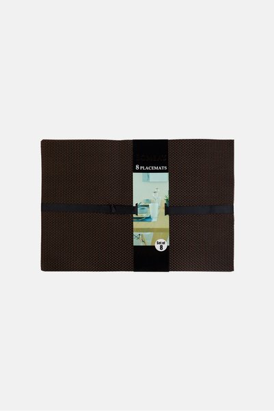 Bombay 8 Pcs Texteline Placemats, Multicolor