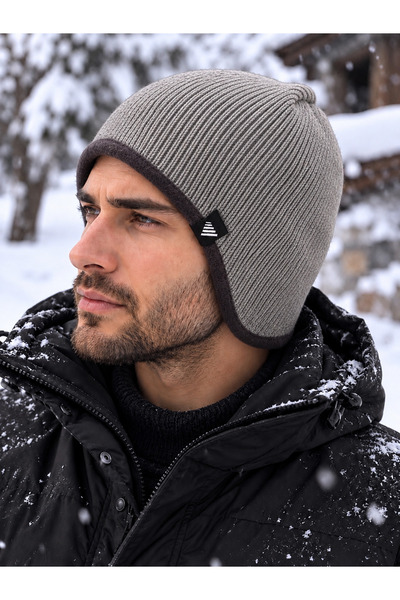 FEEMELS Premium Ear and Neck Protective Unisex Beanie with Fleece Inside - Be...