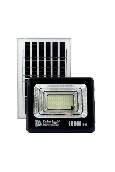 OEM Ηλιακός προβολέας αδιάβροχος GDSUPER GD-100H 100W με ξεχωριστό ηλιακό πάν...