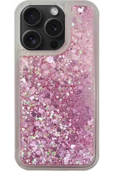 Vivid Θήκη Υγρού Γκλίτερ για Apple iPhone 15 Pro Ροζ - (CS-FSHN GLT 5-2403005)