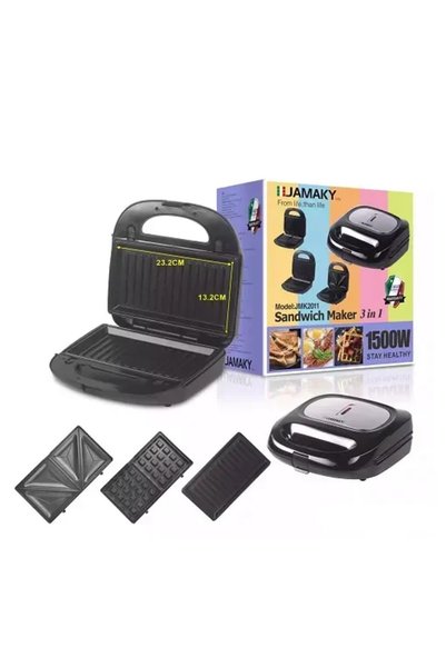 OEM Τοστιέρα με Αντικολλητικές Πλάκες 1500W Jamaky JMK2011