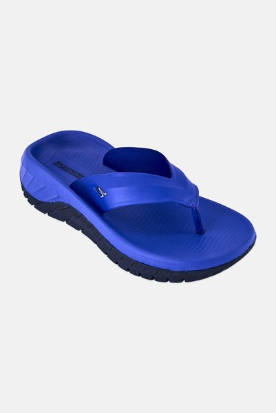 SKECHERS Men Go Recovery Slip On Slippers, Navy Blue