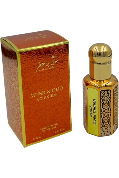 Hekayat Attar عطر المسك الأسود تاهارا 12 مل زيت عطري مركز |   مسك &amp;   مجم...