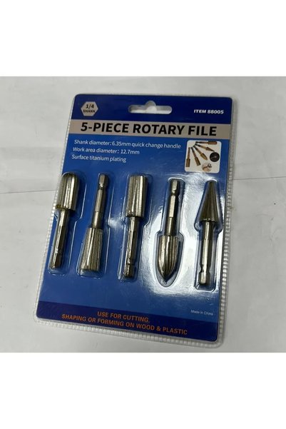 OEM Σετ με 5 Ράσπες-Φρεζάκια 1/4″ Υποδοχής Διαφόρων Σχημάτων